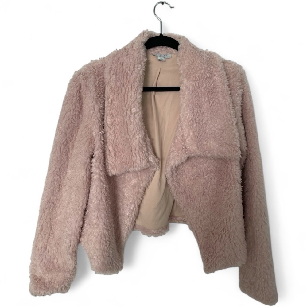 Pink Faux Fur Jacket | Women’s Small | NWOT | Soft Open Front Coat